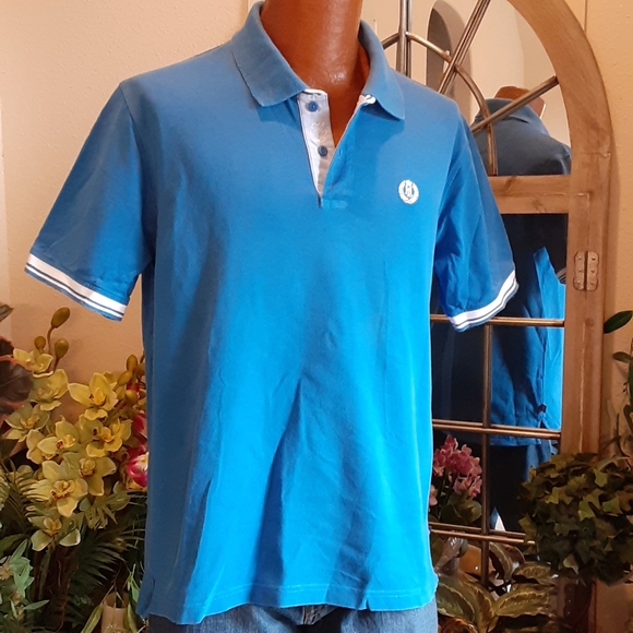 HENRI LLOYD Size Large Cotton Polo Shirt - Picture 1 of 14